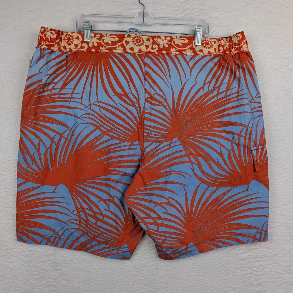 NWT Tommy Bahama Relax Board Shorts Men's 2XL Lined Swim Trunks Palm Tropical